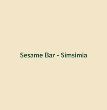 Sesame Bar - Simsimia